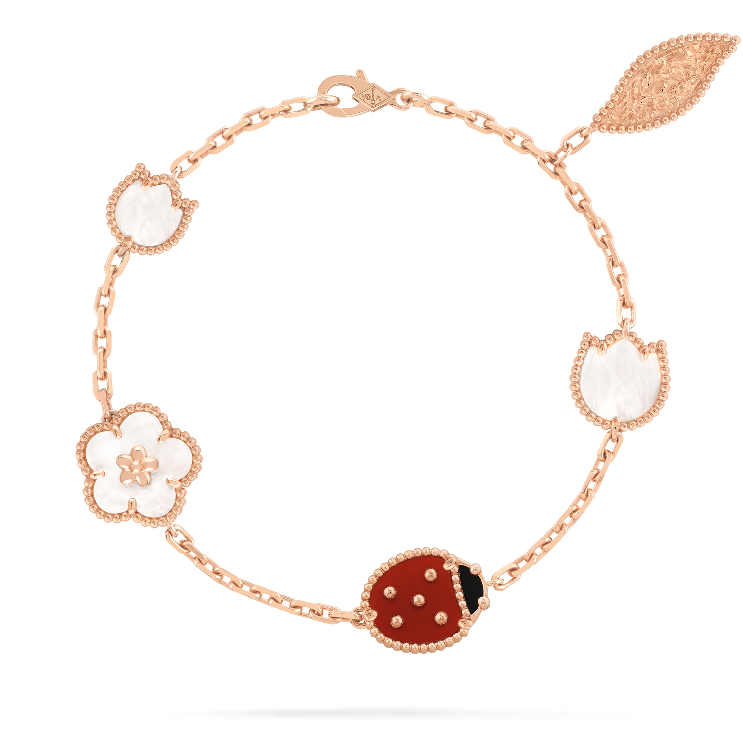 Rose Gold Charm Bracelet